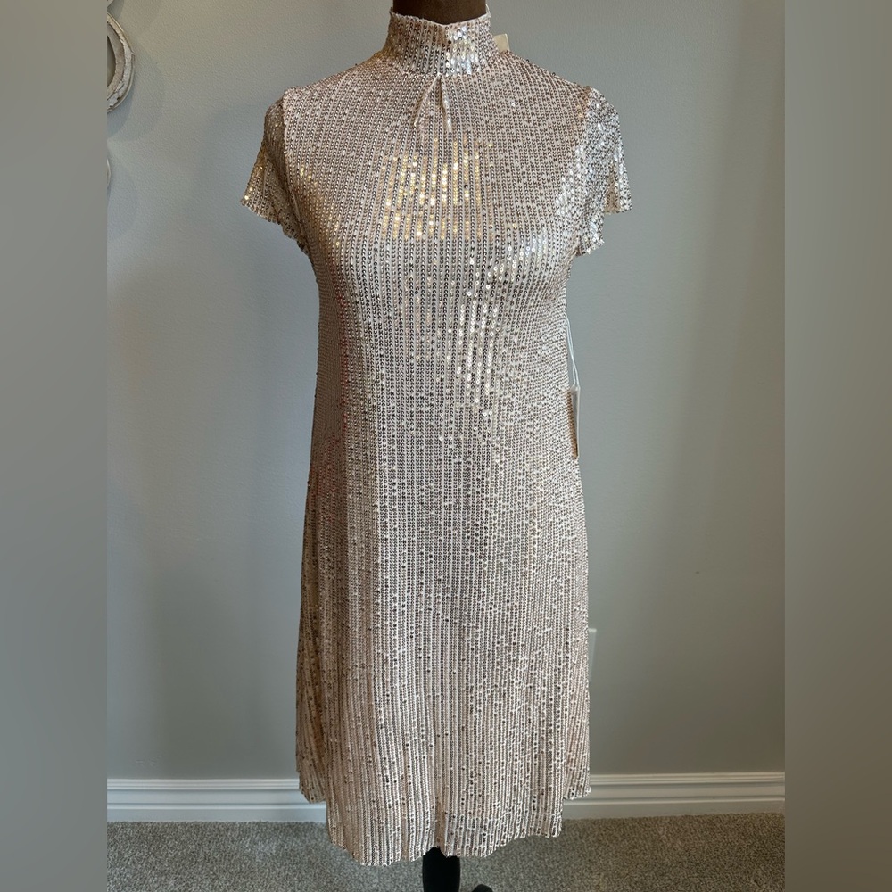 JOYFOLIE Mia Joy Michelle Dress In Champagne - Picture 5 of 16
